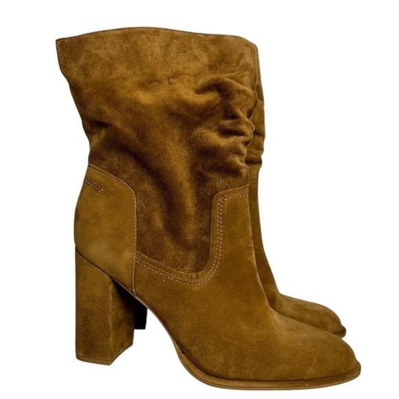 Steve Madden Shoes - Steve Madden Size 10‎ Brown Vector Suede Leather Slouch Boots New